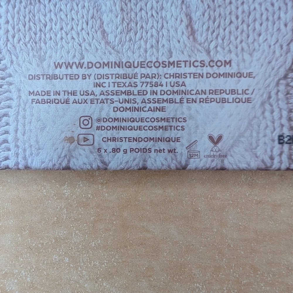 Dominique Cosmetics Knit Design Eye Palette